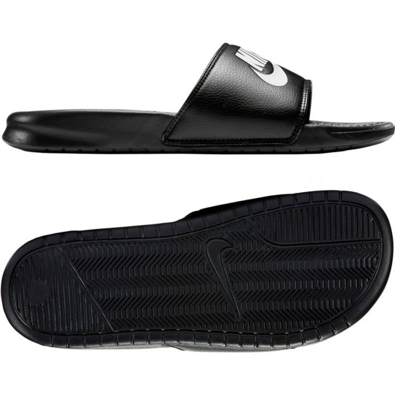 Nike Benassi JDI 343880 090 Black Flip -Flops nero