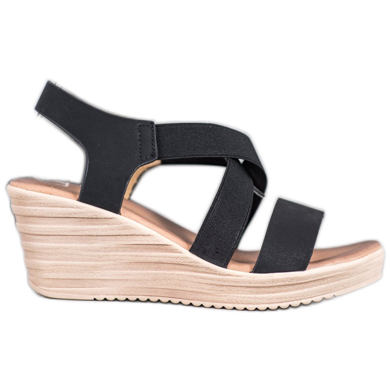 Sea Elves Casual Slip On Sandali nero