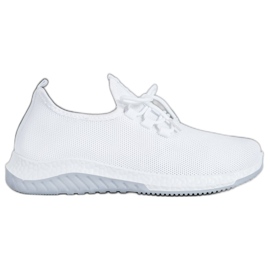 SHELOVET Scarpe bianche traforate bianco
