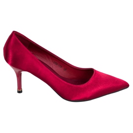 Cm Paris Classiche scarpe con tacco bordeaux rosso