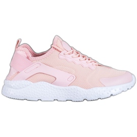 SHELOVET Sneakers in tessuto rosa