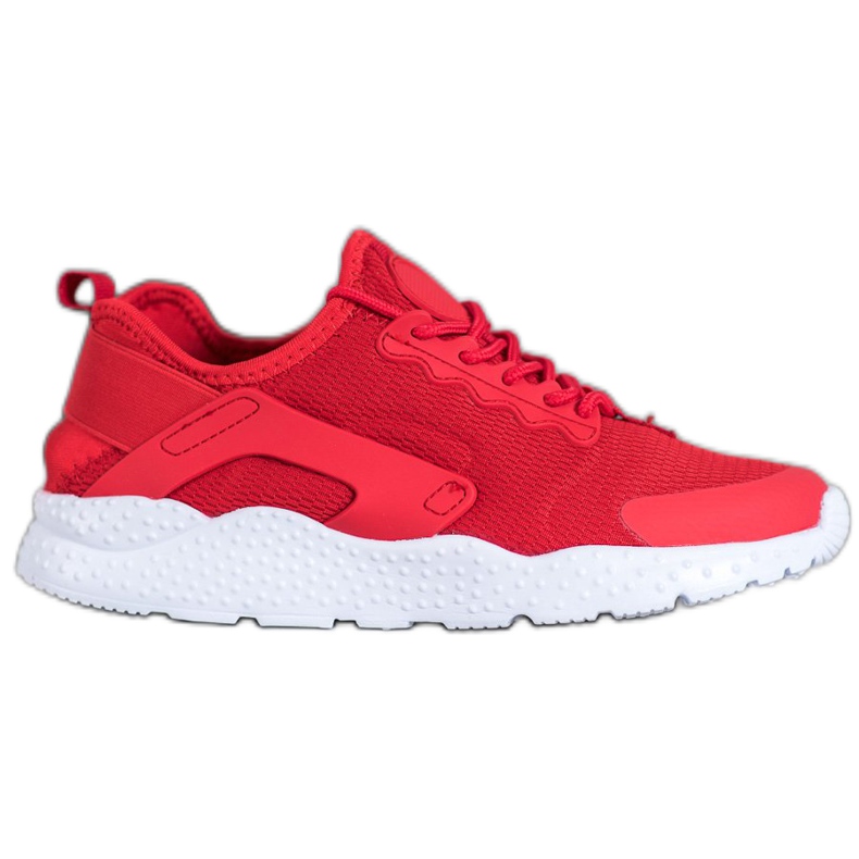 SHELOVET Sneakers rosse in tessuto rosso