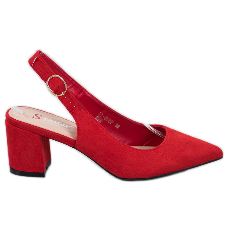 Seastar Décolleté Con Tacco Scoperto rosso