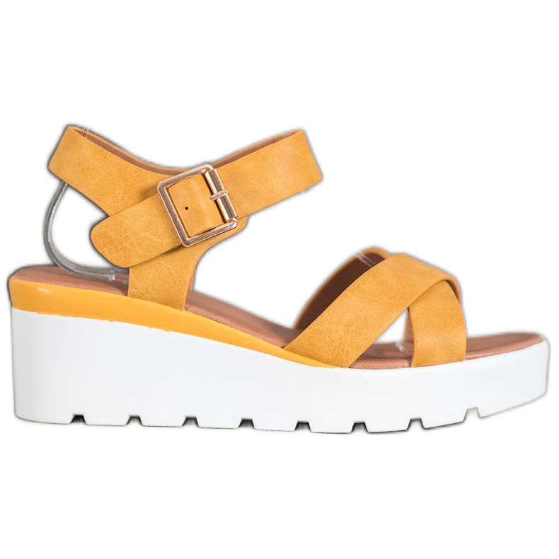 Weide Sandali alla moda giallo