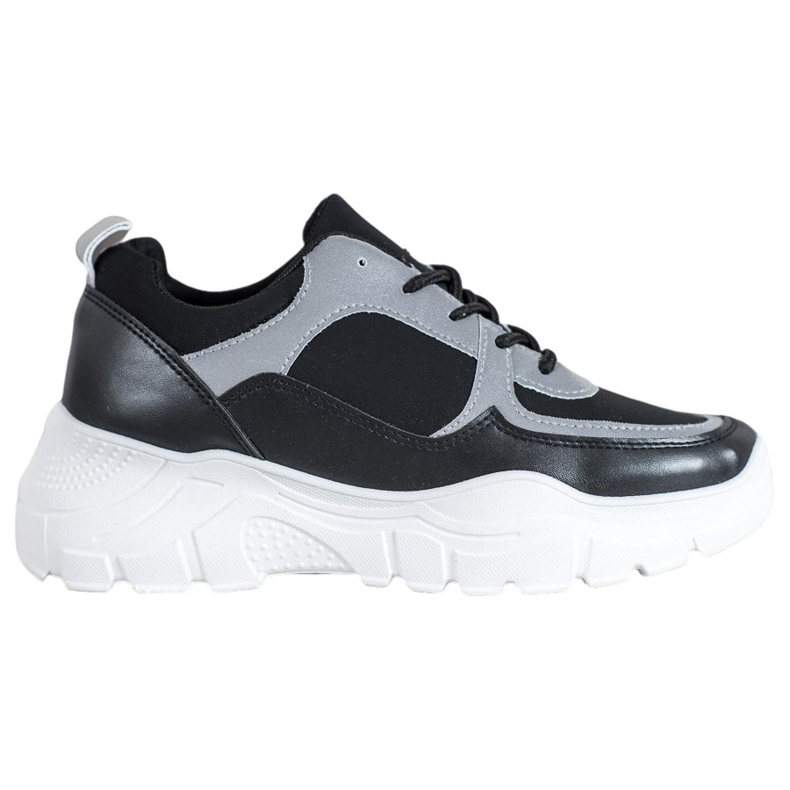 SHELOVET Sneakers allacciate alla moda nero