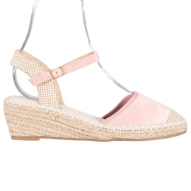 Best Shoes Sandali espadrillas rosa chiaro