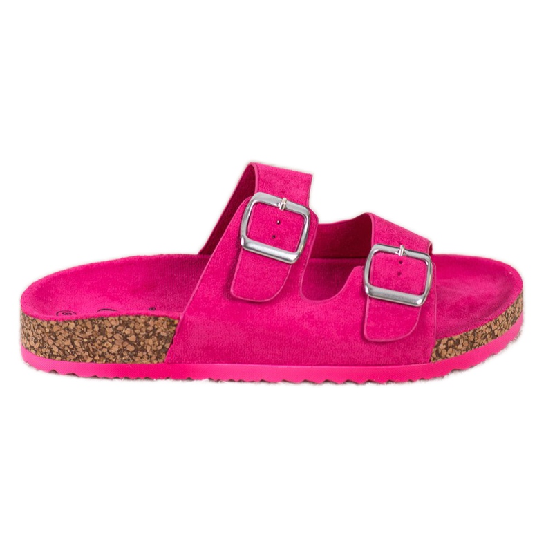 Evento Pantofole Casual Con Fibbia rosa