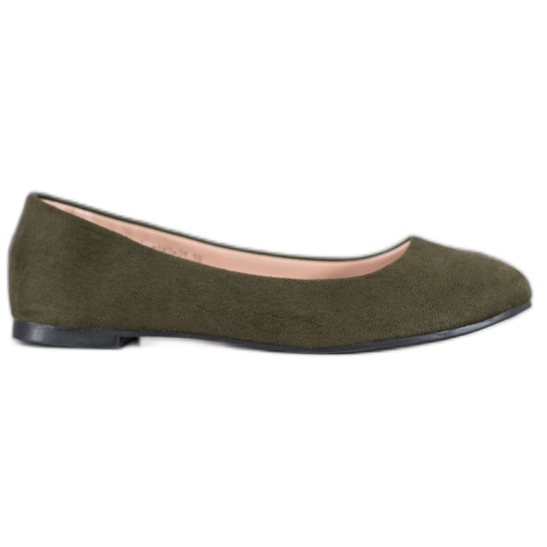 Best Shoes Ballerine in camoscio verde