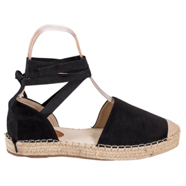 Seastar Espadrillas nere legate nero