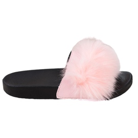 Seastar Pantofole Con Pelliccia rosa