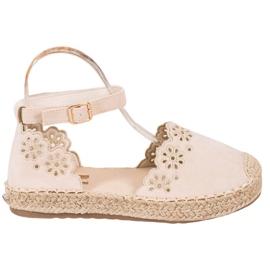 Seastar Espadrillas con motivo traforato marrone