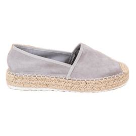 Seastar Espadrillas in pelle scamosciata grigie grigio