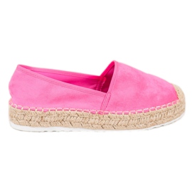 Seastar Espadrillas in pelle scamosciata rosa