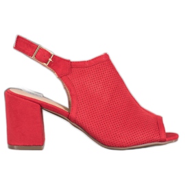 SHELOVET Sandali Chiusi Classici rosso