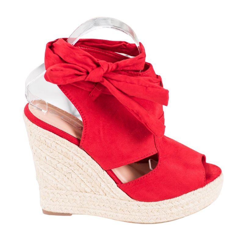 Cm Paris Sandali con zeppa incorporati rosso