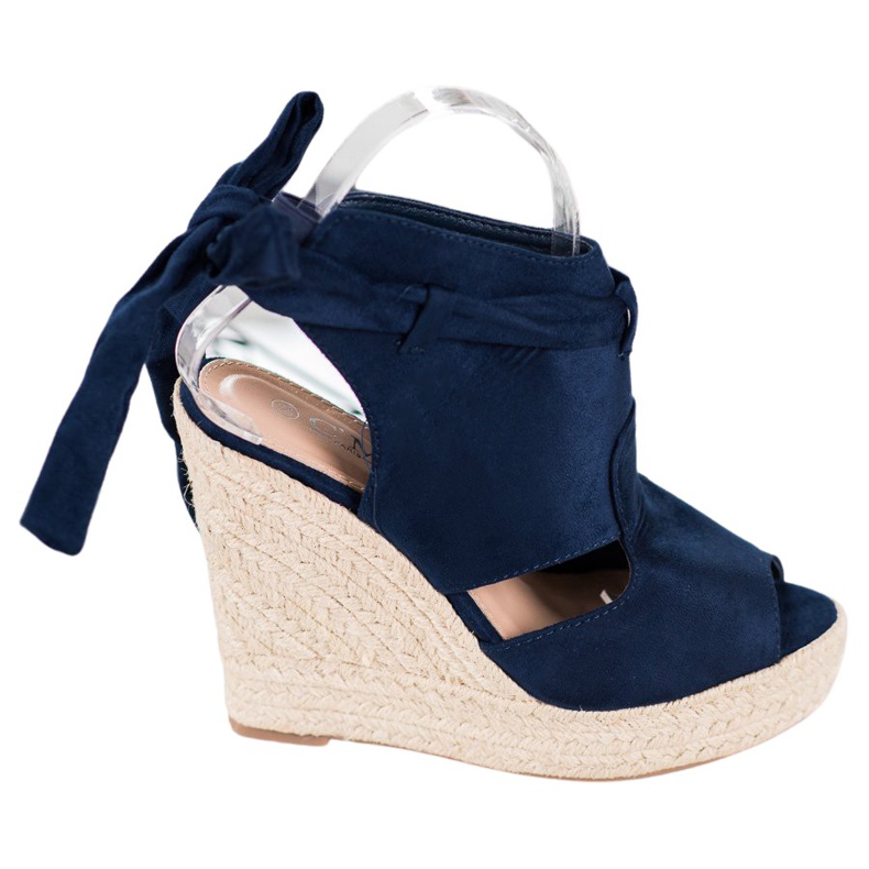 Cm Paris Sandali con zeppa incorporati blu