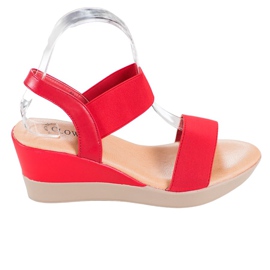 Clowse Sandali leggeri senza lacci rosso
