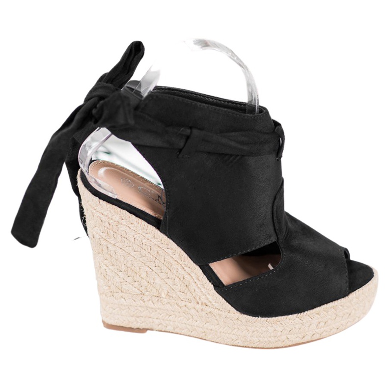 Cm Paris Sandali con zeppa incorporati nero