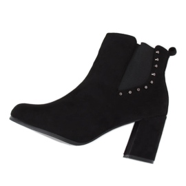 Stivali neri con tacco alto nero 8063 Black Ii Genere