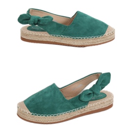 Espadrillas verdi da donna 3016 Green verde