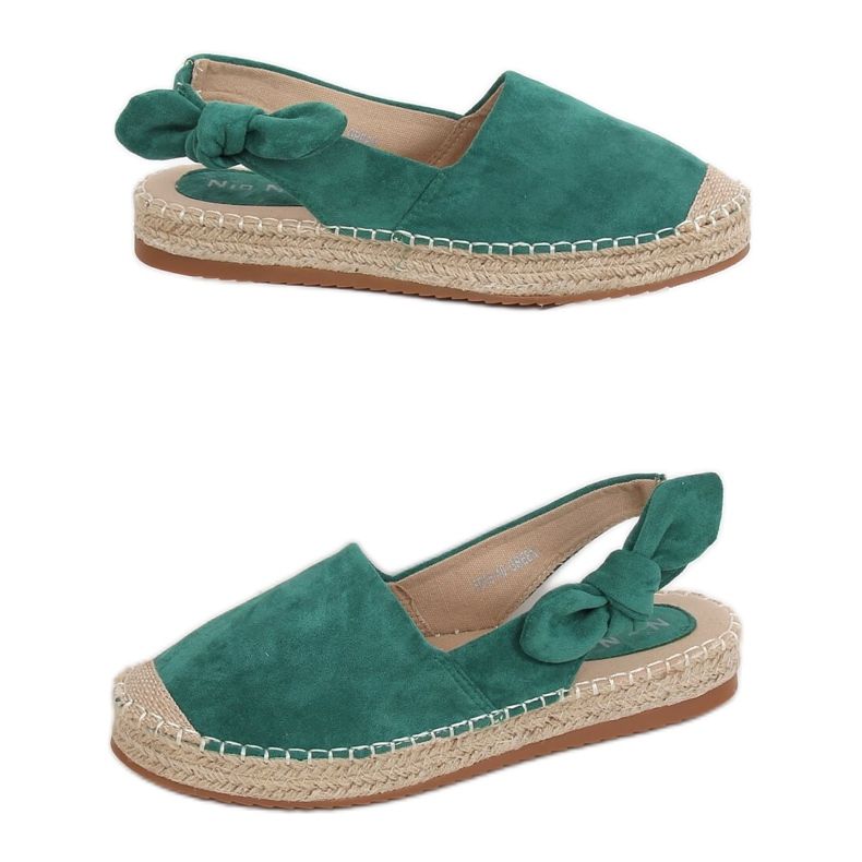 Espadrillas verdi da donna 3016 Green verde