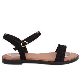 Sandali neri da donna WL061 Black nero