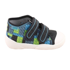 Scarpe per bambini Befado arancione 212P063 blu grigio