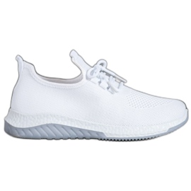 SHELOVET Scarpe sportive traforate bianca
