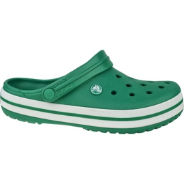 Crocs Crocband 11016-3TL scarpe bianca verde