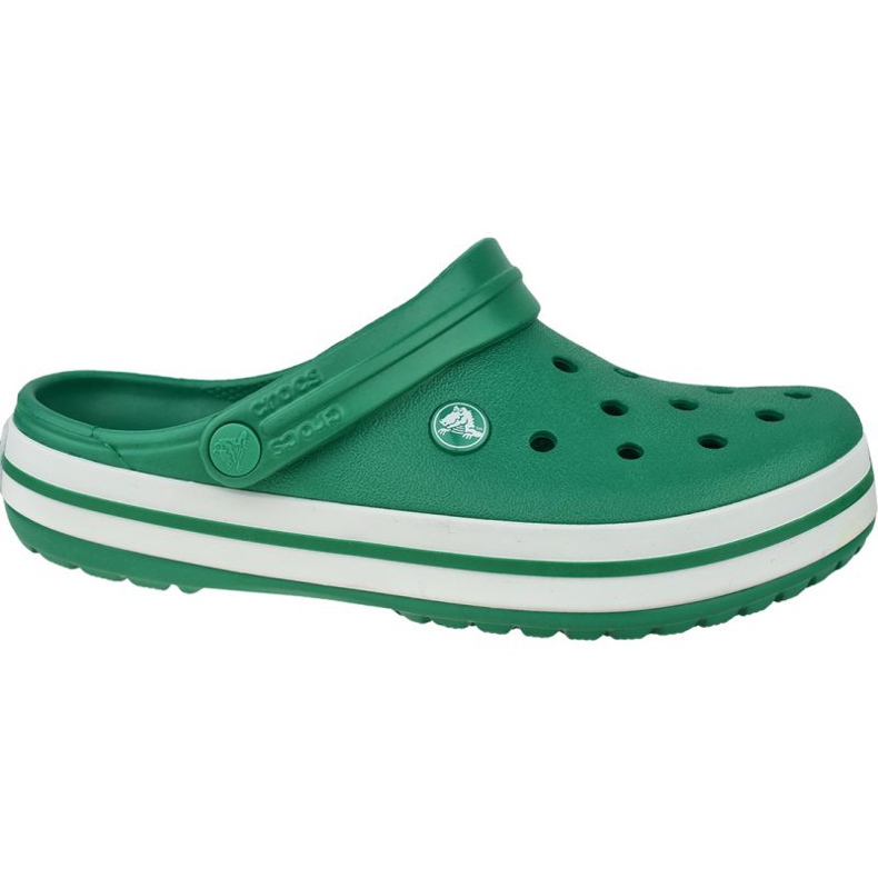 Crocs Crocband 11016-3TL scarpe bianca verde