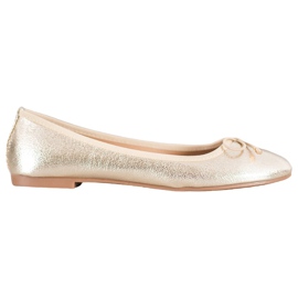 Seastar Ballerine in ecopelle d'oro