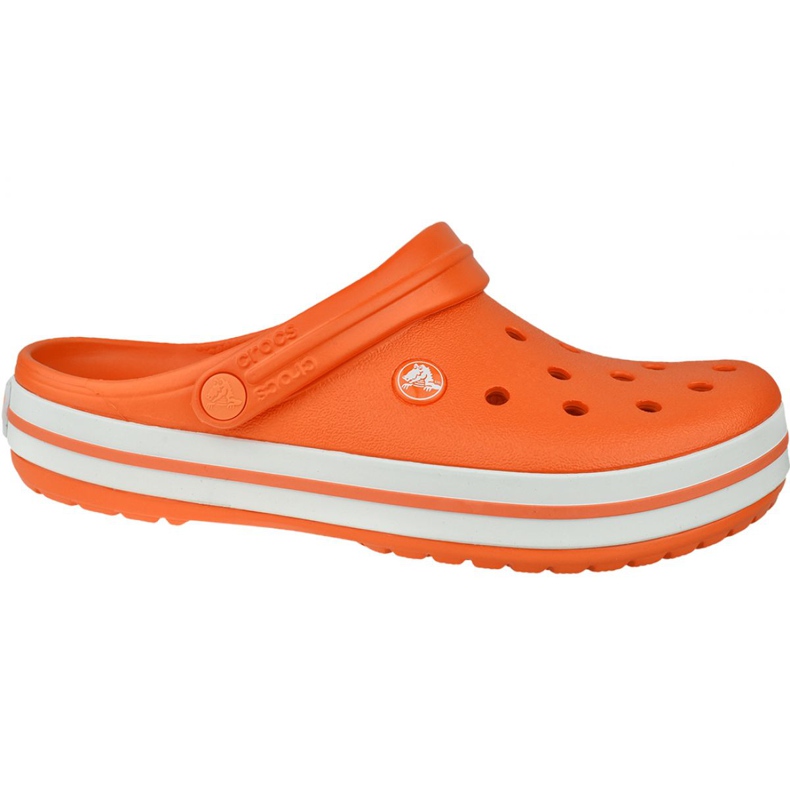 Crocs Crocband 11016-846 scarpe bianca arancia