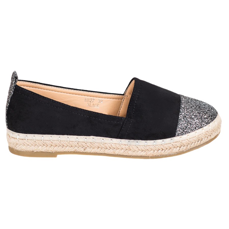 Seastar Espadrillas Con Glitter nero