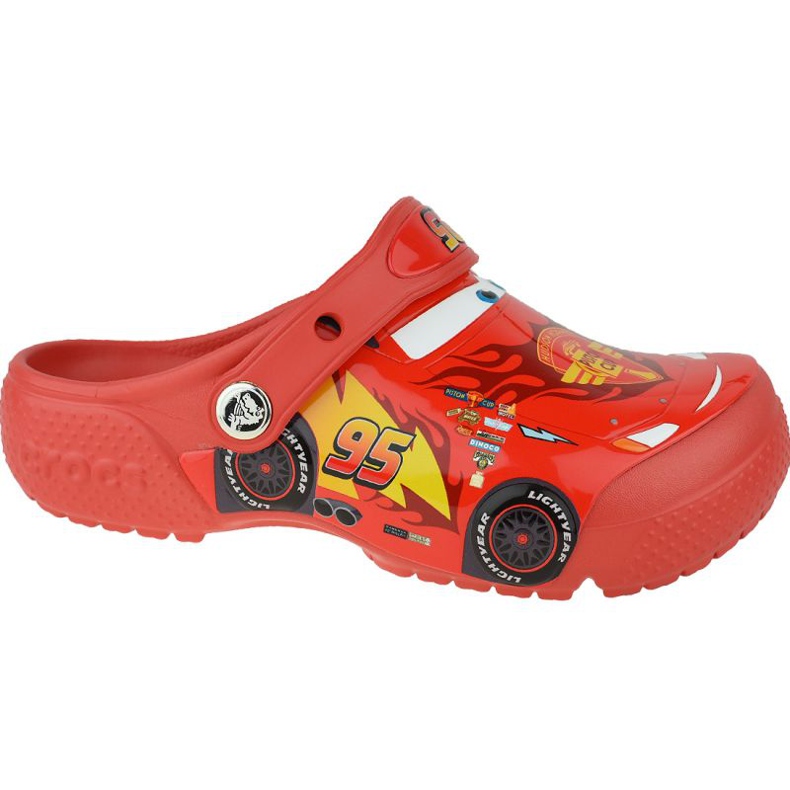 Crocs Fun Lab Cars Zoccolo Jr 204116-8C1 rosso