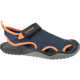 Sandali Crocs M Swiftwater Mesh Deck M 205289-4V9 blu navy