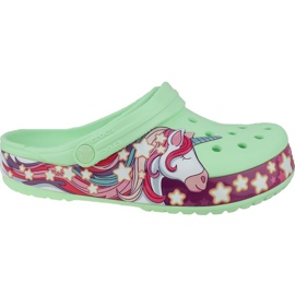 Zoccolo Crocs Fun Lab Unicorn Band 206270-3TI blu
