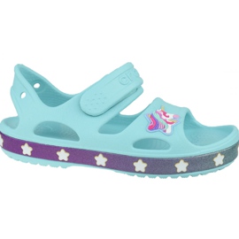 Crocs Fun Lab Unicorno Charm Sandalo K 206366-4O9 blu