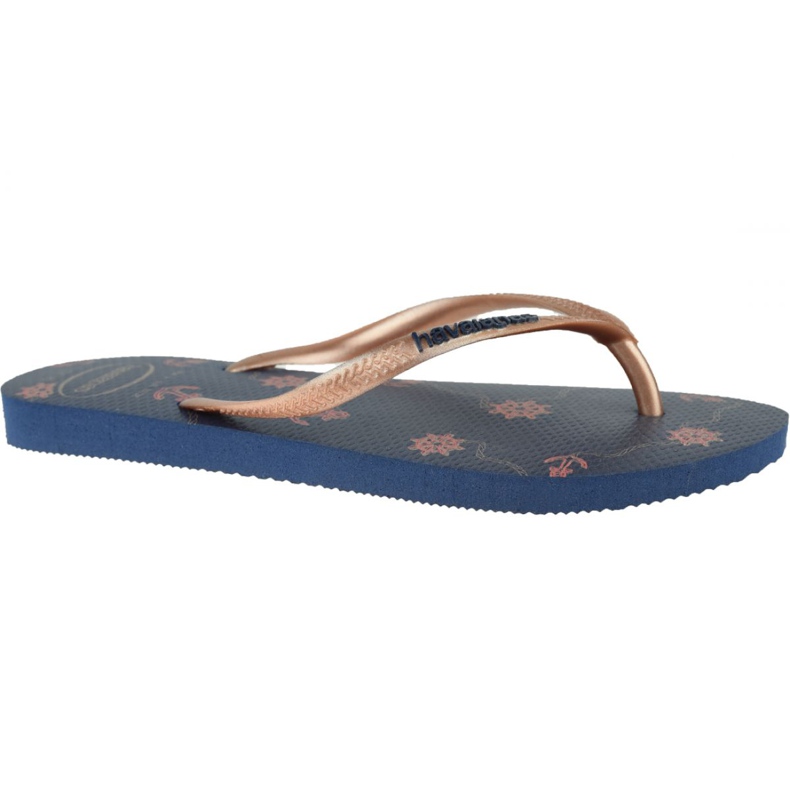 Havaianas Slim Nautial 4137125-1754 infradito viola blu navy
