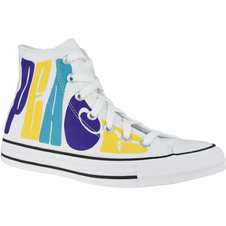 Converse Chuck Taylor All Star Hi Peace W 167892C scarpe bianca