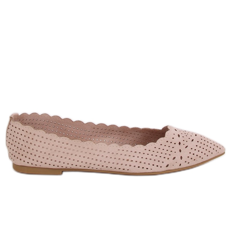 Ballerine traforate beige NK18P Beige