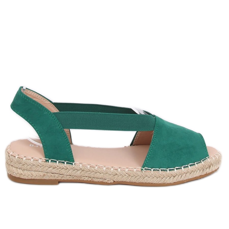 Espadrillas verdi da donna 0M815 Green verde