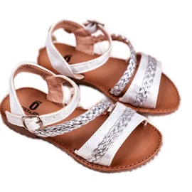 FRROCK Sandali Kremo argento per bambini grigio