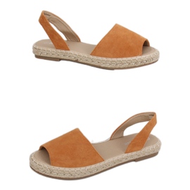 Espadrillas outdoor cammello 99-26A Camel marrone
