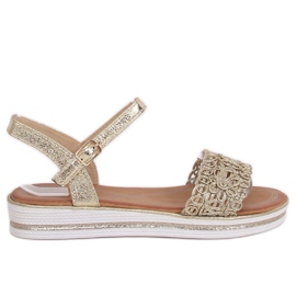 Sandali da donna oro 35-197 Oro d'oro