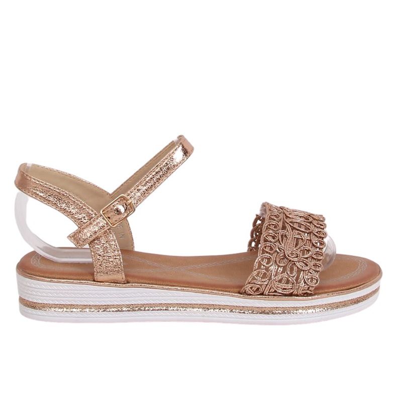 Sandali donna champagne 35-197 Champagne rosa