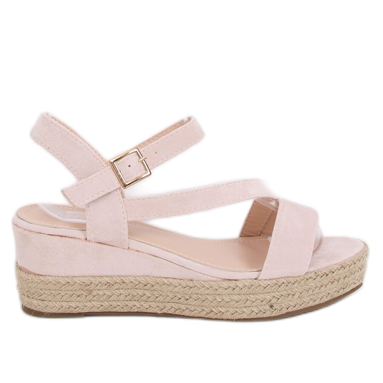 Sandali beige espadrillas 680-38 Nude