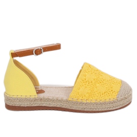 Espadrillas taglio miele 3035 Giallo