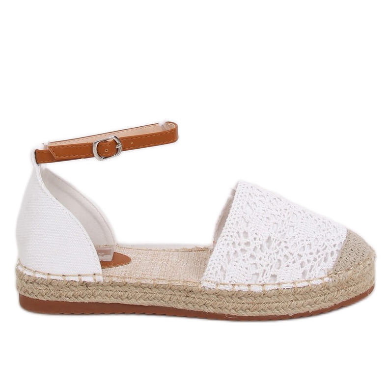 Espadrillas taglio bianco 3035 Bianco bianca
