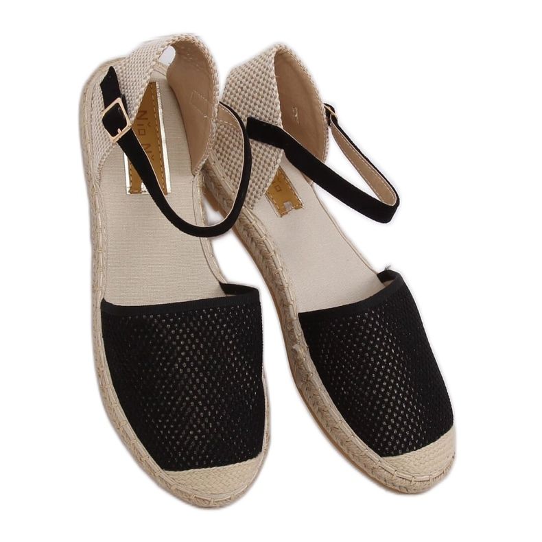 Espadrillas da donna nere MB-64119 Black nero