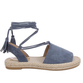 Espadrillas da donna blu BB25 Blue Ii Quality